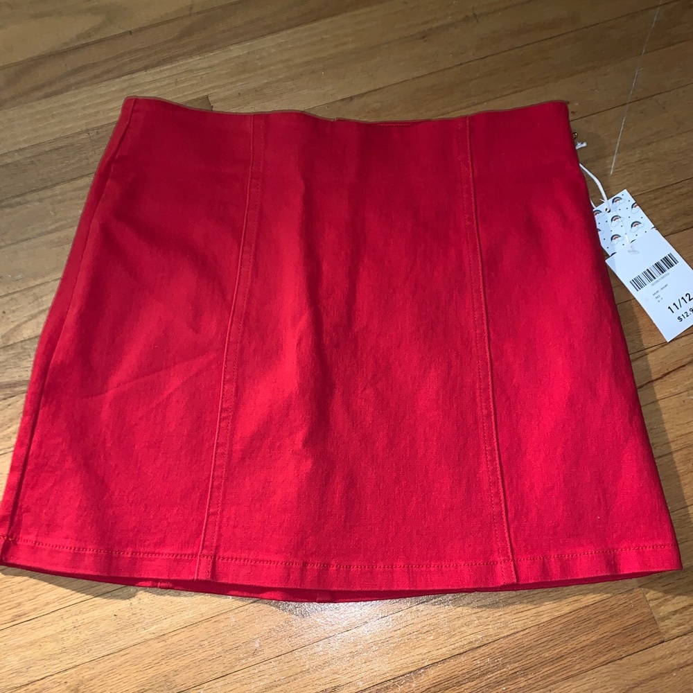 Girls Denim A-Line Skirt